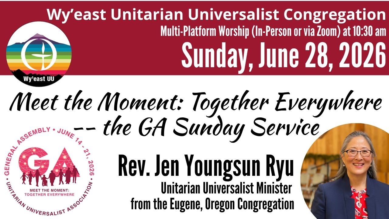 Meet the Moment: Together Everywhere -- the GA Sunday Service, Rev. Jen Youngsun Ryu