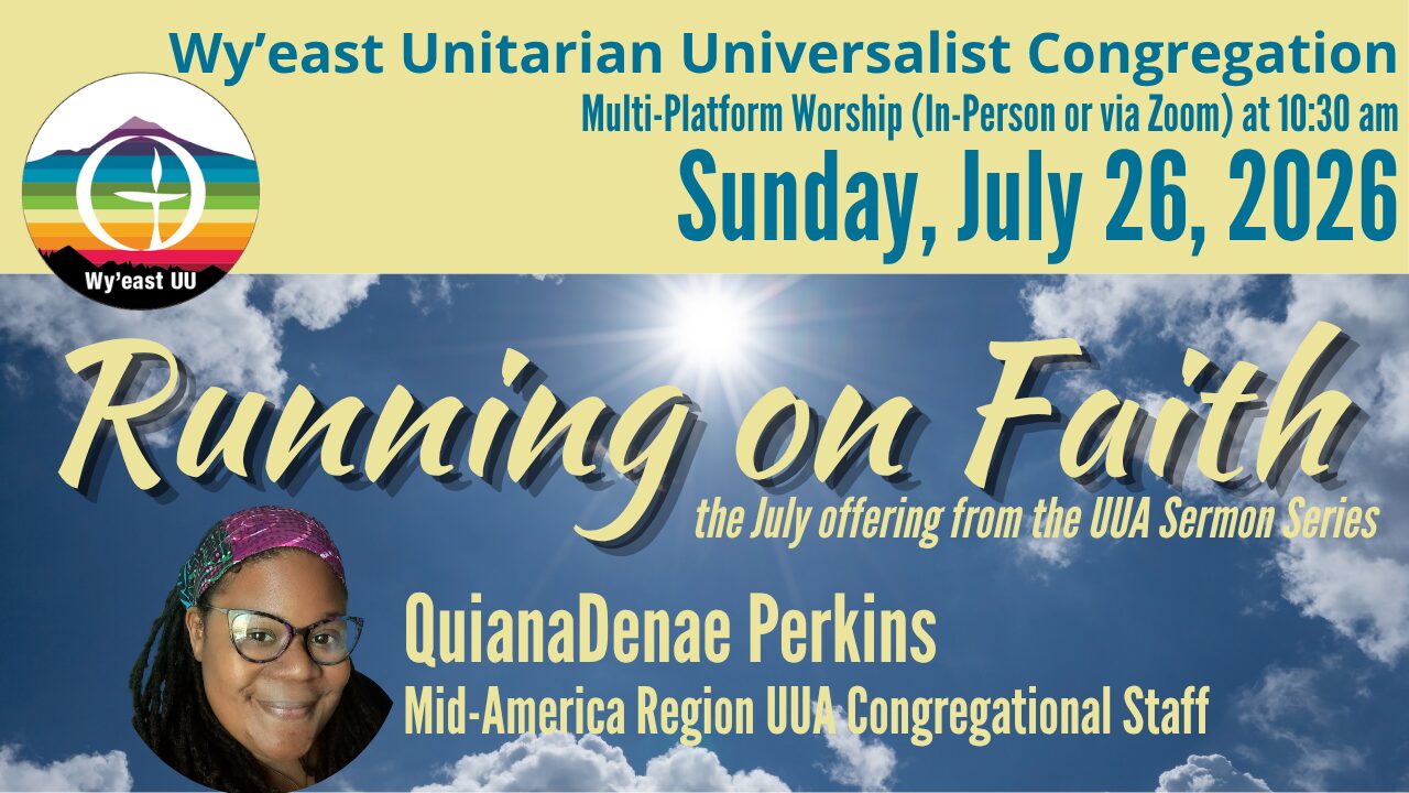 Running on Faith -- QuianaDenae Perkins, UUA Congregational Life Staff