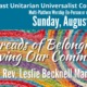 Threads of Belonging, Weaving Our Community -- Rev. Becknell Marx