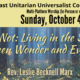Fear Not: Living in the Space Between Wonder and Evidence