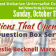 Questions That Open Us: Question Box Service