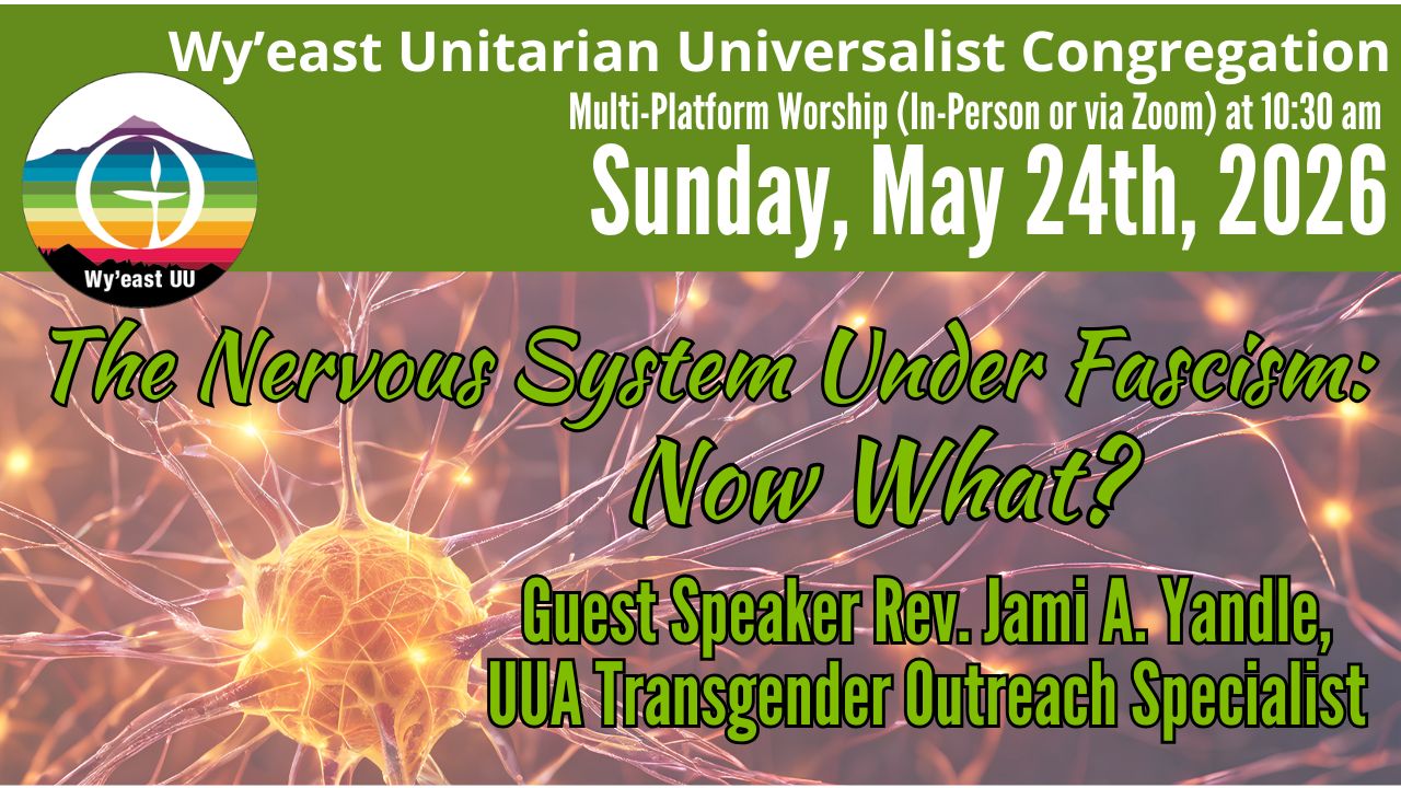 The Nervous System Under Fascism: Now What?, Rev. Jami A. Yandle, UUA Transgender Outreach Specialist