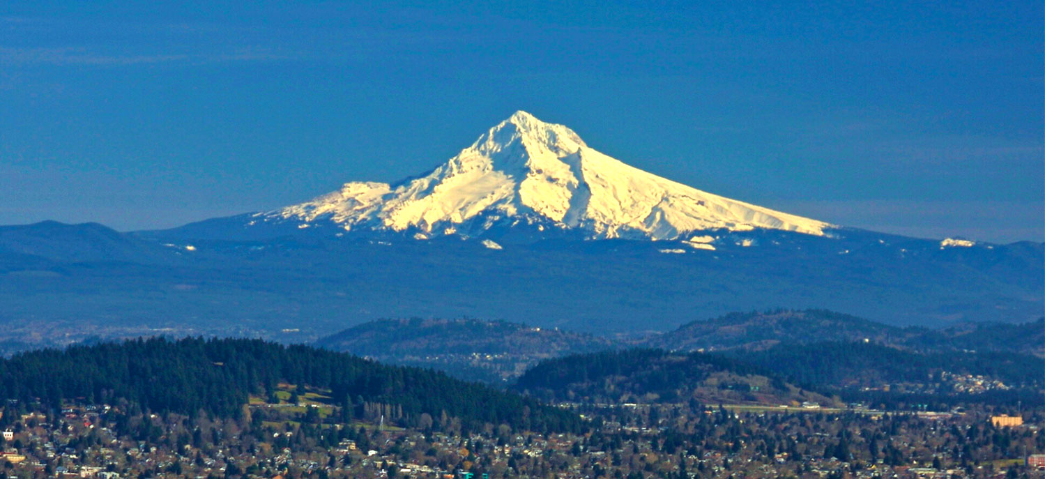 Mt. Hood from East Portland Mt. Hood from East Portland