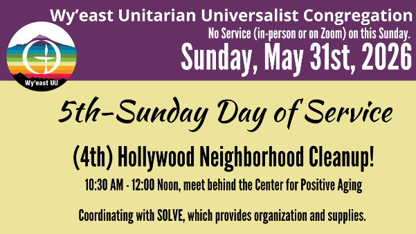 5th Sunday Day of Service: 4th Hollywood Neighborhood Cleanup