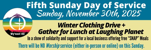 5th Sunday Day of Service: Clothing Drive for Rose Haven + Solidarity Lunch