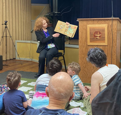 Heather leading Story for All Ages Heather leading Story for All Ages